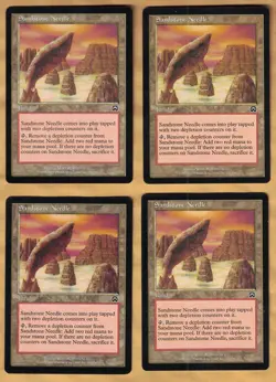 4x Sandstone Needle (Mercadian Masques, Common, English, 1999) LP MTG 4 - Image 1