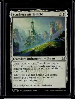 Southern Air Temple - 36 - Foil - TLA - NM - MTG Magic the Gathering - Image 1
