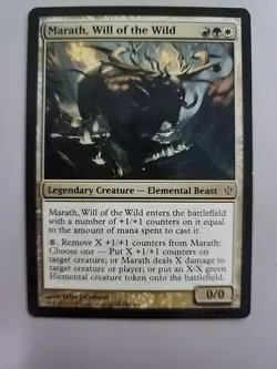MTG Marath, Will of the Wild Commander 2013 Regular Mythic LP - Image 1