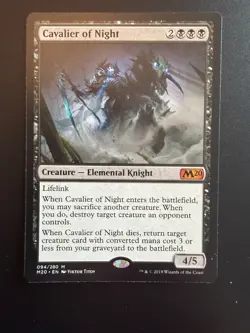 Cavalier of Night NM Core Set 2020 M20 Magic the Gathering MTG - Image 1