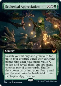MTG Ecological Appreciation (Extended Art) - 317 / English / Near Mint - Image 1