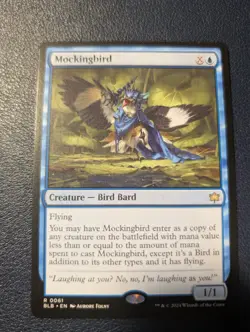 Mockingbird Bloomburrow Regular Magic the Gathering TCG - Image 1