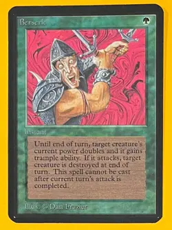 MTG BERSERK Alpha (OldManMTG 012-256) - Image 1