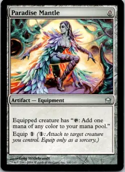 MTG Magic The Gathering Paradise Mantle Fifth Dawn Played See Scan E - Image 1