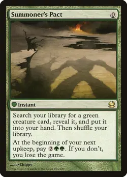 MTG Foil - Summoner's Pact - 164 / LP / English - Image 1