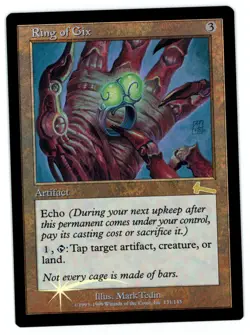 Ring of Gix - MTG (NM Quality FOIL) - Urza's Legacy - See scans!! - Image 1