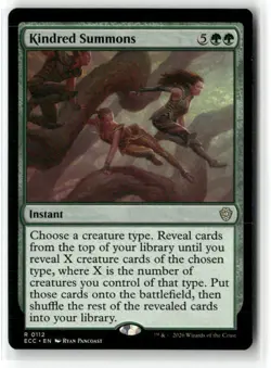 Kindred Summons Commander: Lorwyn Eclipsed NM Regular Magic MTG - Image 1
