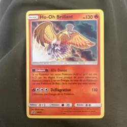 Pokemon Card Shining Ho-Oh Shining Legends Promo FRENCH VARIATION SM70 - Image 1
