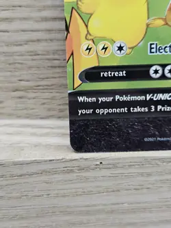 Pikachu V-Union (Bottom Right) Pokemon Card TCG Black Star #SWSH142 (16) - Image 4