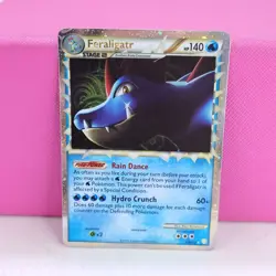 Pokemon TCG Feraligatr Prime Heartgold Soulsilver 108/123 Holo Prime HP - Image 1