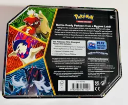 Pokemon TCG Divergent Power Hisuian Decidueye V Tin NEW FACTORY SEALED - Image 2