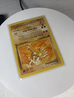 Pokemon TCG Hitmonlee Fossil 22 Regular 1st Edition Rare - Image 2