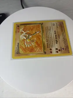 Pokemon TCG Hitmonlee Fossil 22 Regular 1st Edition Rare - Image 4