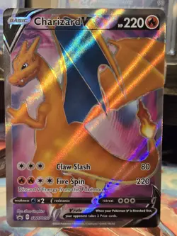 Pokemon - Charizard V SWSH050 SWSH Black Star Champions Path Promo - NM - Image 1