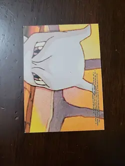 DMG! Topps Pokemon - Mewtwo Strikes Back Sticker Puzzle Card MEOWTH - Image 2