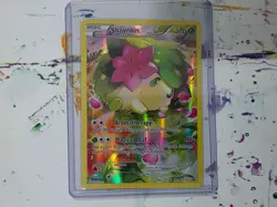 Pokemon TCG Shaymin XY115 Full Art Mythical Collection Black Star Promo Holo NM - Image 1