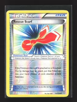 Pokemon Dragons Exalted #115/124 Reverse Holo Rescue Scarf - Image 1