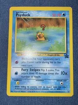 Pokemon TCG Psyduck 20/53 WOTC Black Star Promos Vintage - LP/MP - Image 1