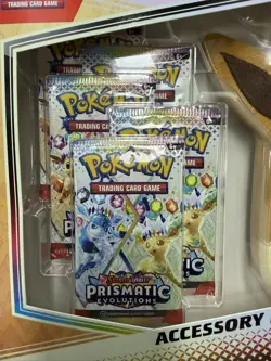 Pokemon TCG Scarlet & Violet Prismatic Evolutions Eevee Accessory Pouch New - Image 3