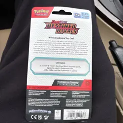 1x Destined Rivals Checklane Blister Zarude Promo New Factory Sealed Pokemon - Image 2