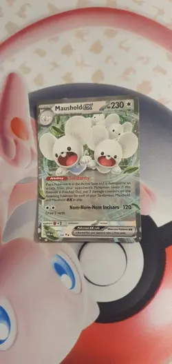 Maushold EX 155/182 Pokemon Scarlet Violet: Paradox Rift - Image 1