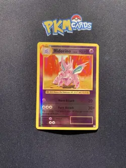 Pokemon TCG Nidorino Evolutions 44/108 Reverse Holo LP. - Image 1