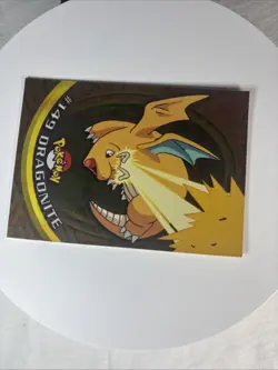 2000 Topps Pokemon TV Series 3 Dragonite Blue Logo #149 Holo 1st Edition - Image 4