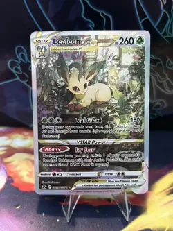 Leafeon VSTAR GG35/GG70 Ultra Rare Crown Zenith: Galarian Gallery Pokemon TCG NM - Image 1