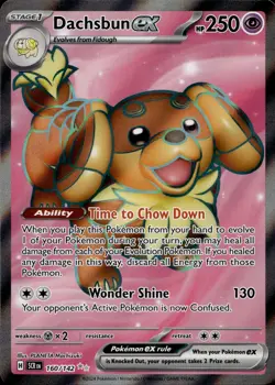 Dachsbun ex 160/142 Ultra Rare Stellar Crown Multi Item Discount NM - Image 1