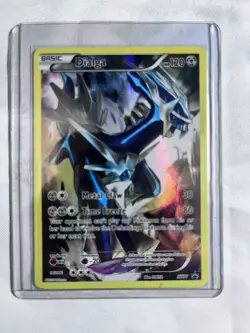Pokemon XY Dialga XY77 Full Art Black Star Promo Holo - English Pokemon NM/LP - Image 1