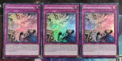 3x Dimensionsbarriere RA01-DE072 ULTRA RARE PLAYSET 1.Aufl. DEUTSCH NM Yu-Gi-Oh - Image 1