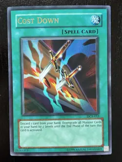 Yu-Gi-Oh! TCG Cost Down Dark Crisis DCR-053 Unlimited Ultra Rare NM - Image 1