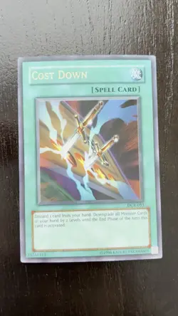 Yu-Gi-Oh! TCG Cost Down Dark Crisis DCR-053 Unlimited Ultra Rare NM - Image 2