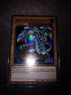 Yu-Gi-Oh! Blue-Eyes White Dragon - Ultra Rare LCKC - 1. Edition Near Mint Kaiba - Image 1
