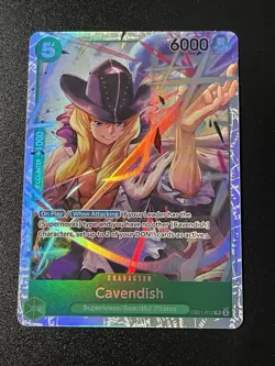 One Piece TCG: Memorial Collection Cavendish EB01-012 SR (PRB02 reprint) - M/NM - Image 1