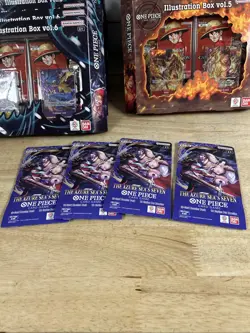 One Piece Illustration Box Vol 5 & 6 - ENG Sealed NEW Lot Of 9 Plus Sea’s Packs - Image 2
