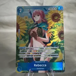 One Piece Rebecca OP10-058 SR Alt Art Royal Blood English - Image 1