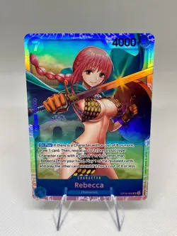 REBECCA - One Piece TCG OP10-058 - SR Super Rare - Royal Blood - Image 1