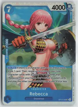 One Piece TCG Rebecca SR OP10-058 Royal Blood English - Image 1