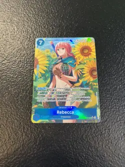 One Piece CCG - Royal Blood - Rebecca - Alt Art Parallel OP10-058 - Image 1
