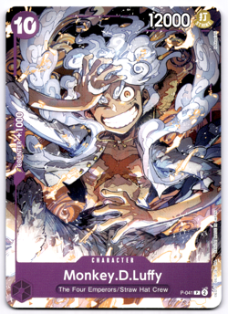 Monkey.D.Luffy P-041 Starter Deck 18: PURPLE Promo Near-Mint - Image 1