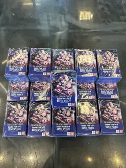 One Piece TCG Double Pack Set 9 The Azure Sea’s Seven SEALED *SAME-DAY SHIPPING* - Image 1