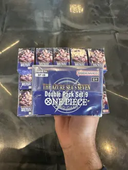 One Piece TCG Double Pack Set 9 The Azure Sea’s Seven SEALED *SAME-DAY SHIPPING* - Image 4