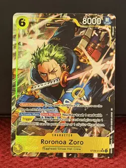ONE PIECE Roronoa Zoro (Full Art) ST29-014 Starter Deck 29: Egghead Foil - Image 1