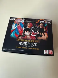 One Piece TCG - OP-09 Emperors in the New World Booster Box English Unsealed - Image 1