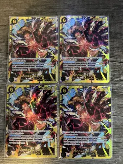 4 One Piece Monkey D Luffy OP10-118 Secret Rare - Image 1