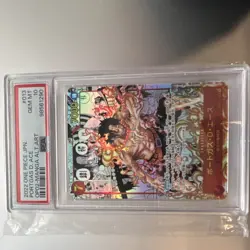 Bandai One Piece CCG Portgas D. Ace OP02-013 Paramount War Alt Art Foil PSA 10 - Image 3