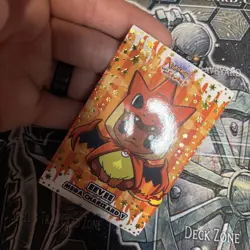 Eevee M Charizard Poncho Let’s Go Eevee Card Database Gold Cracked Holo Pokemon - Image 2