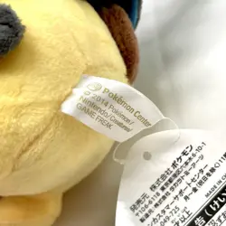 Pokemon Center Pikachu Wearing Mega Charizard X Poncho Plush Toy 2014 NEW - Image 4