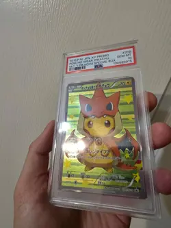 2016 Pokemon Japanese Xy Promo 208 Poncho-Wearing Pikachu Charizard PSA 10 - Image 4